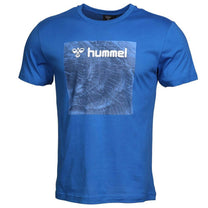 Hummel Adney Men Cotton Blue T-Shirt