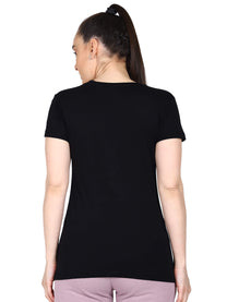 Hummel Sabana Women Cotton Black T-Shirt