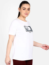 Hummel Seida Women Cotton White T-Shirt
