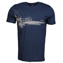 Hummel Yanis Men Cotton Blue T-Shirt