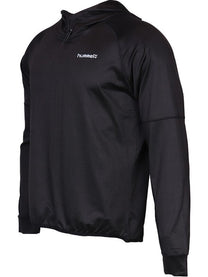 Hummel Miran Men Polyester Black Hoodie