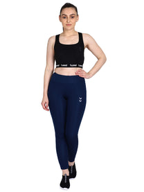 Hummel Kolil Women Polyester Navy Blue Tight