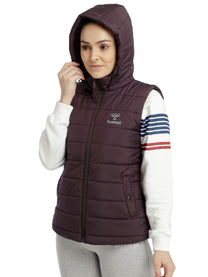 Hummel Mandy Women Polyester Purple Waistcoat