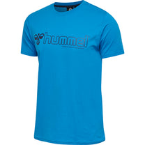 Hummel Marcel Men Cotton Blue T-Shirt