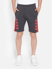 Action Cotton Grey Shorts for Men