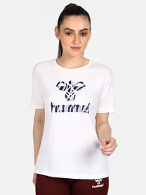 Caladria White T-Shirt for Women