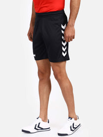 Unisex Core Poly Black Shorts