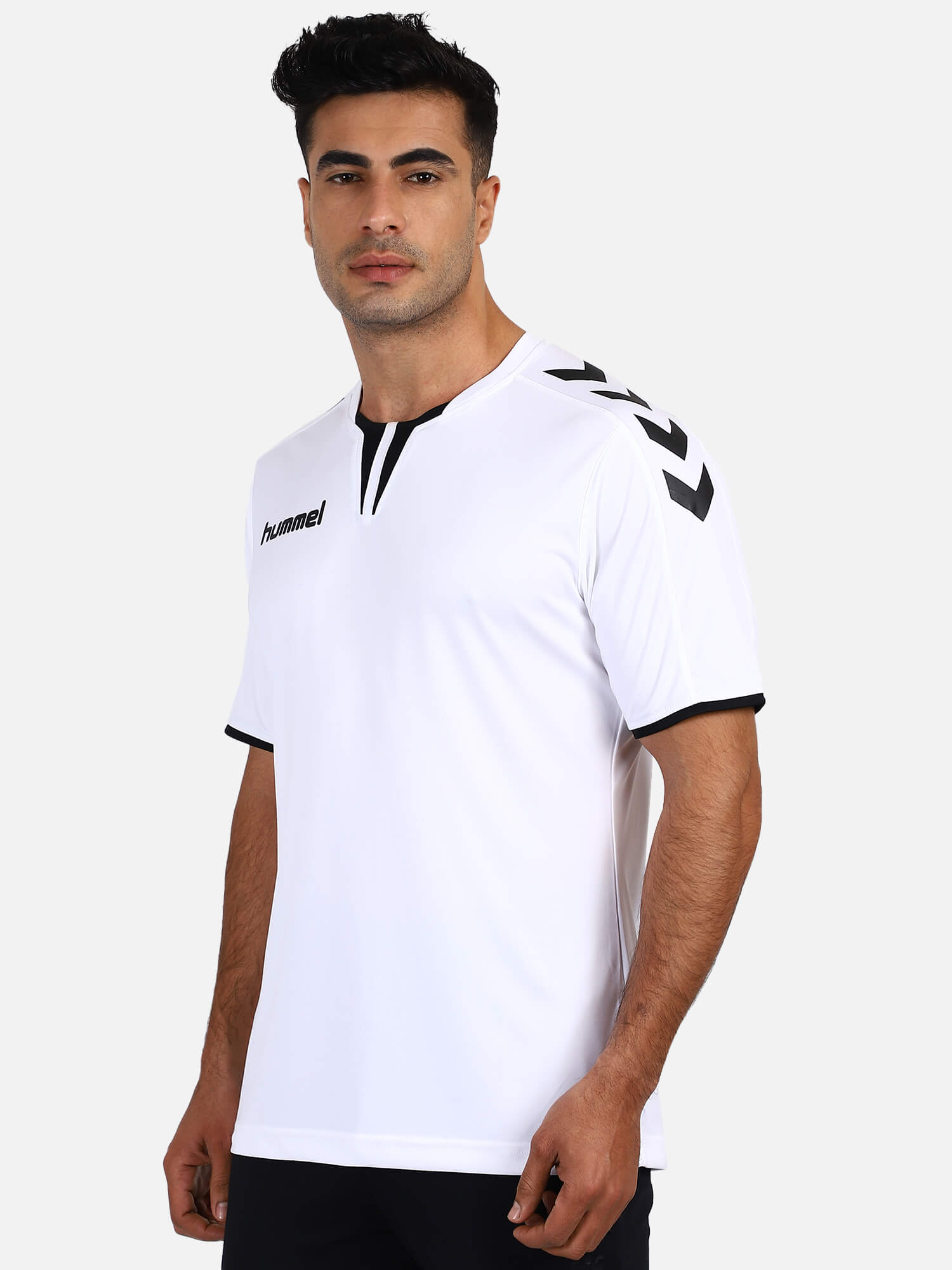 Core Poly White Jersey for Unisex