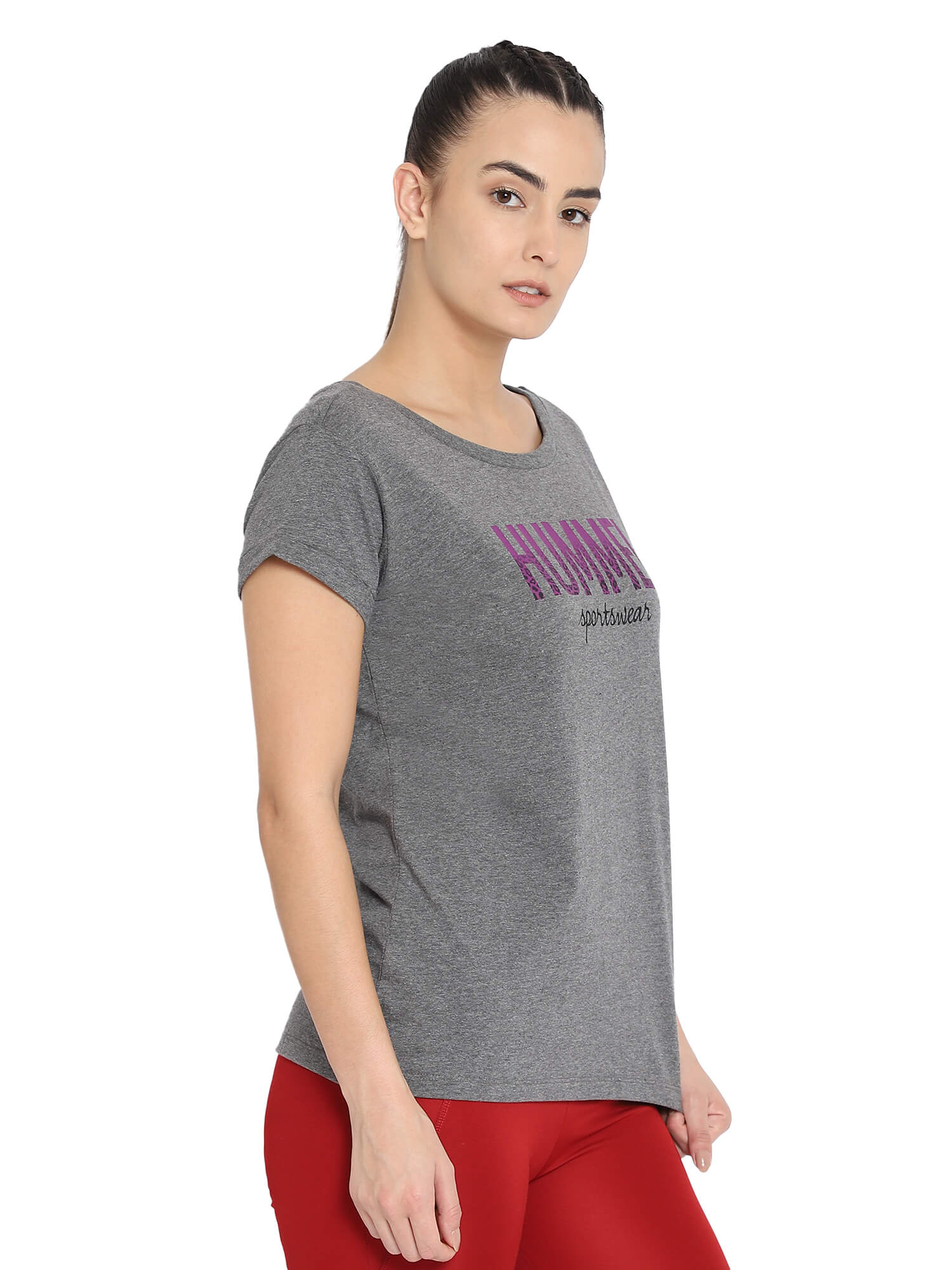 Elviria Grey T-Shirt for Women