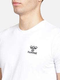 Evel Round Neck White T-Shirts for Men