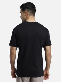 Go Cotton Black T-Shirts for Men