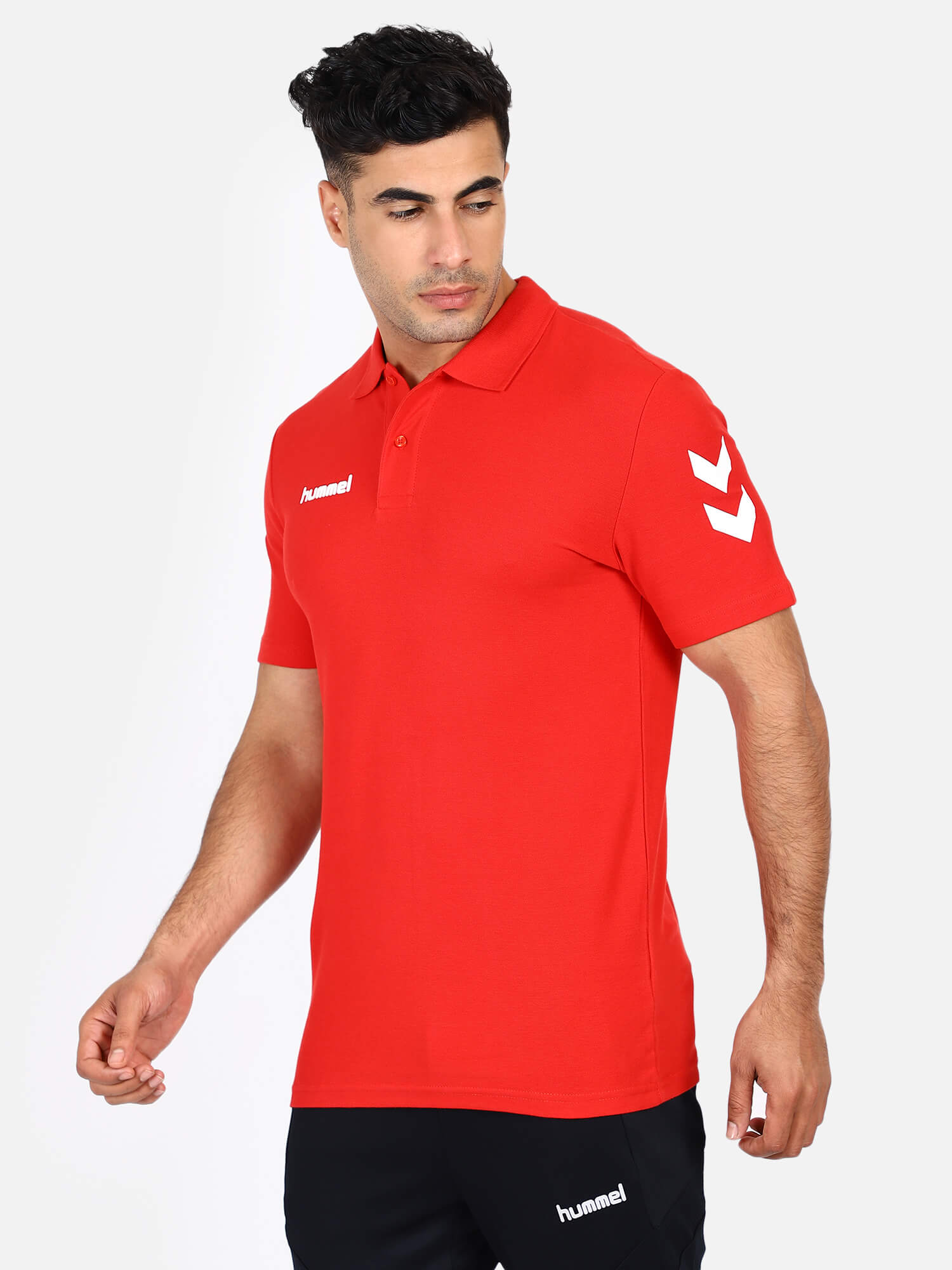 Go Cotton Polo Red T-Shirts for Men