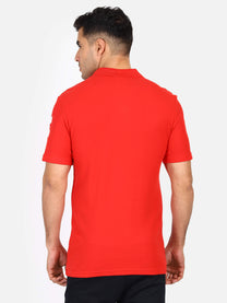Go Cotton Polo Red T-Shirts for Men