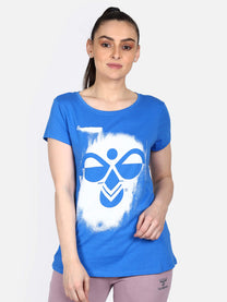 Hazel Blue T-Shirt for Women