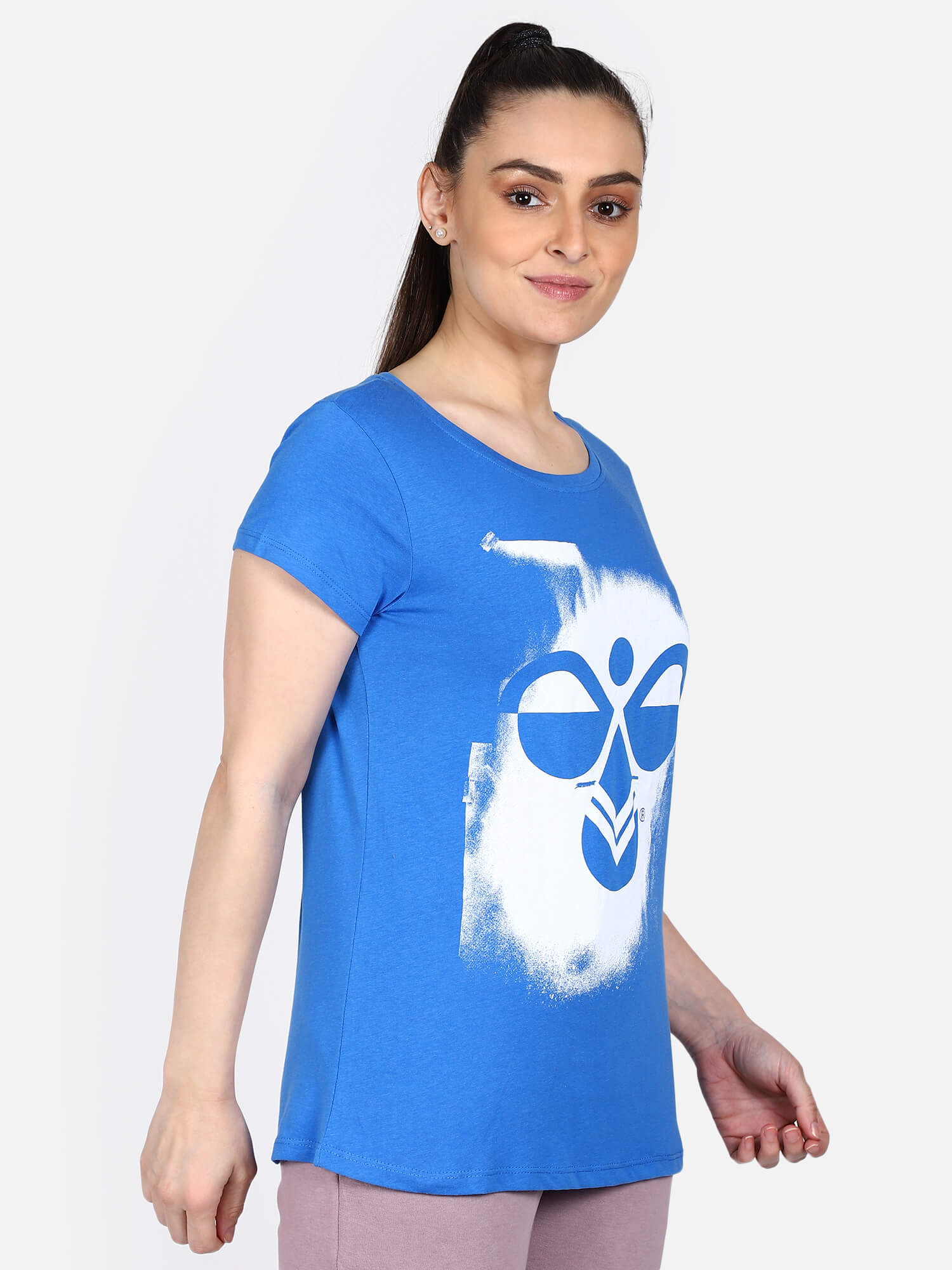 Hazel Blue T-Shirt for Women