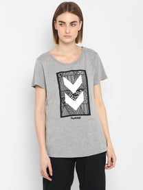 Isla Grey T-Shirt for Women