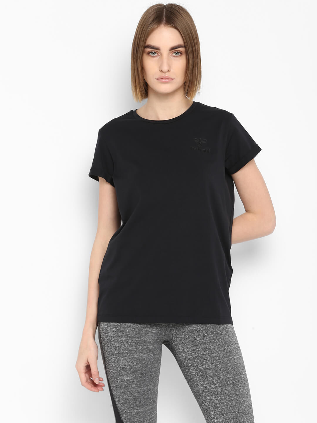 Isobella Black T-Shirt for Women