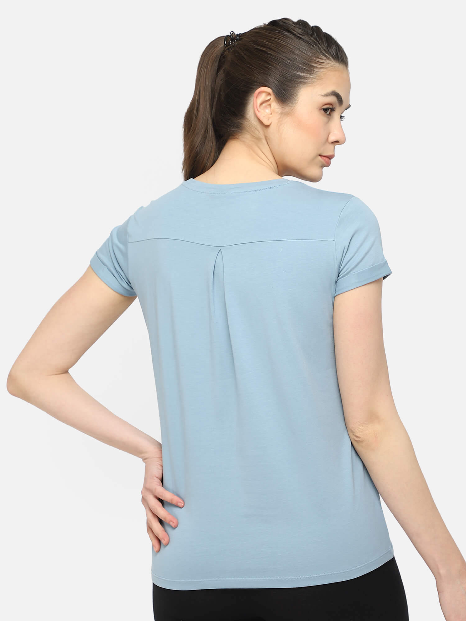 Isobella Blue T-Shirt for Women