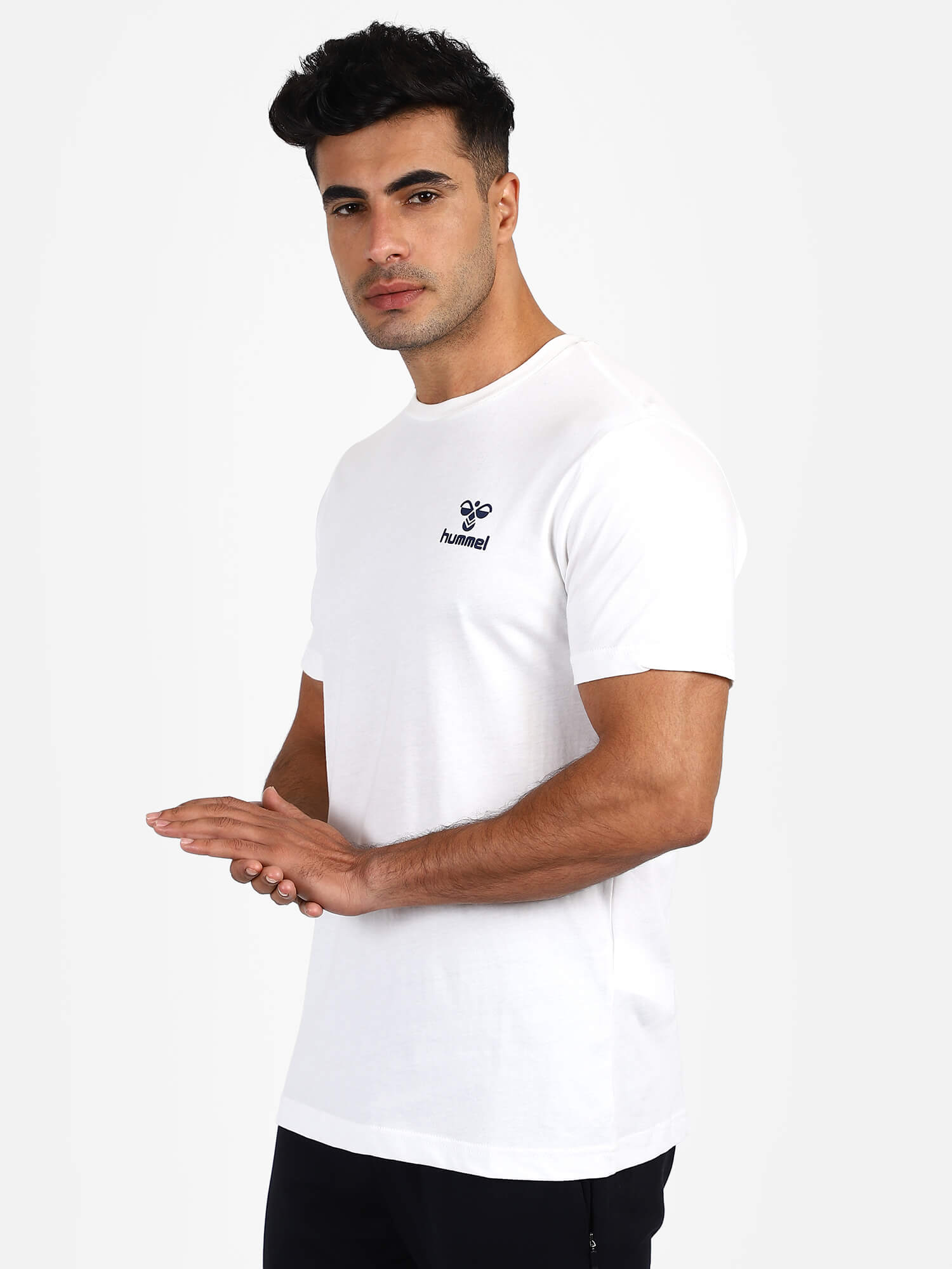 Hummel Kevins Men Cotton White T-Shirt – Hummel India