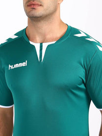 Hummel Core Ss Men Polyester Green T-Shirt