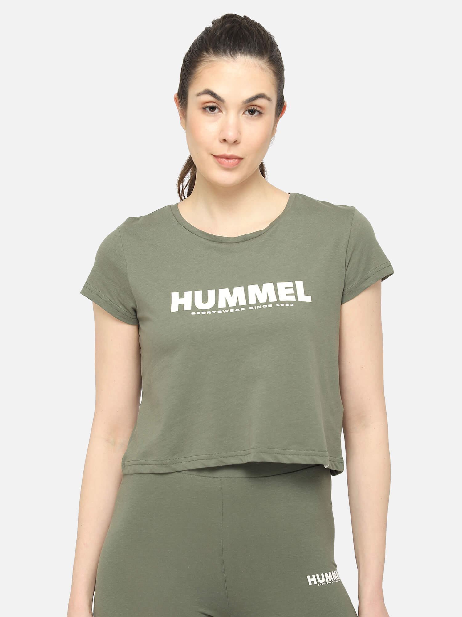 Legacy Cropped Green T-Shirt for Women