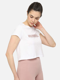 Legacy Cropped White T-Shirt for Women