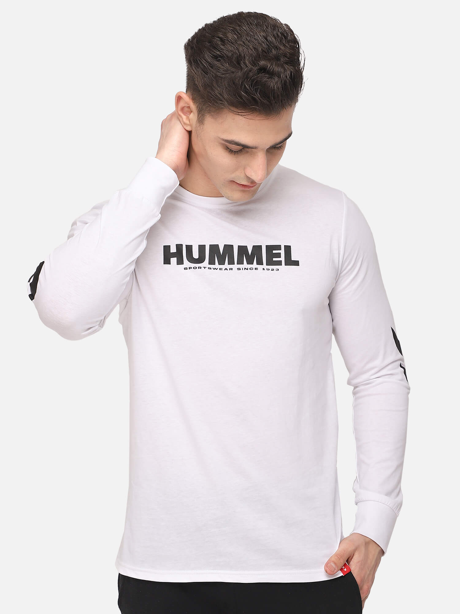 Legacy Long Sleeve White T-Shirts for Men