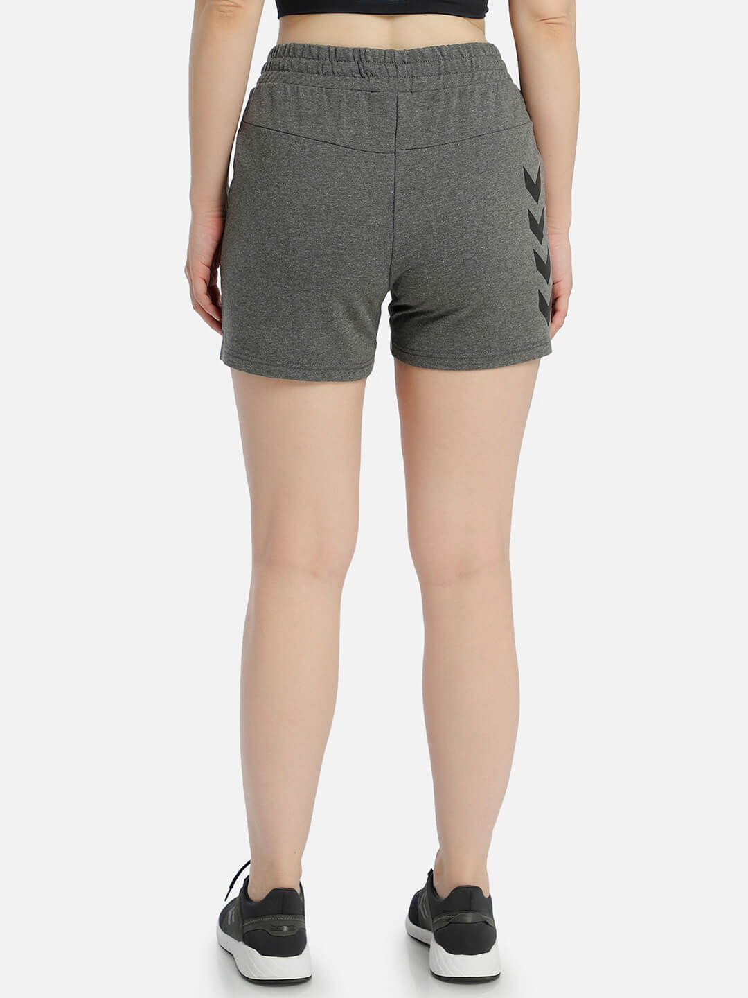 Nica Dark Grey Shorts for Women