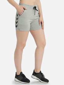 Nica Grey Shorts for Women