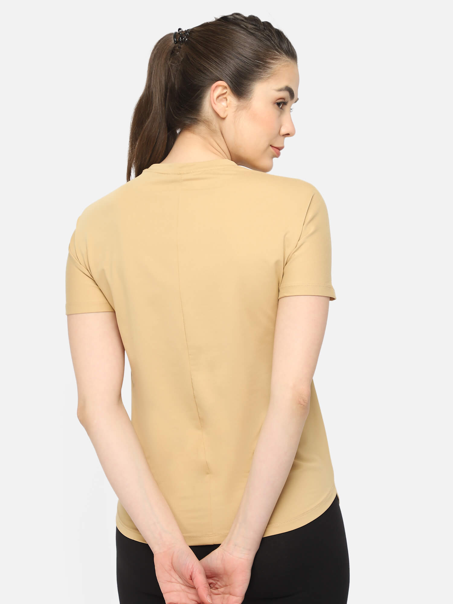 Reese Beige T-Shirt for Women