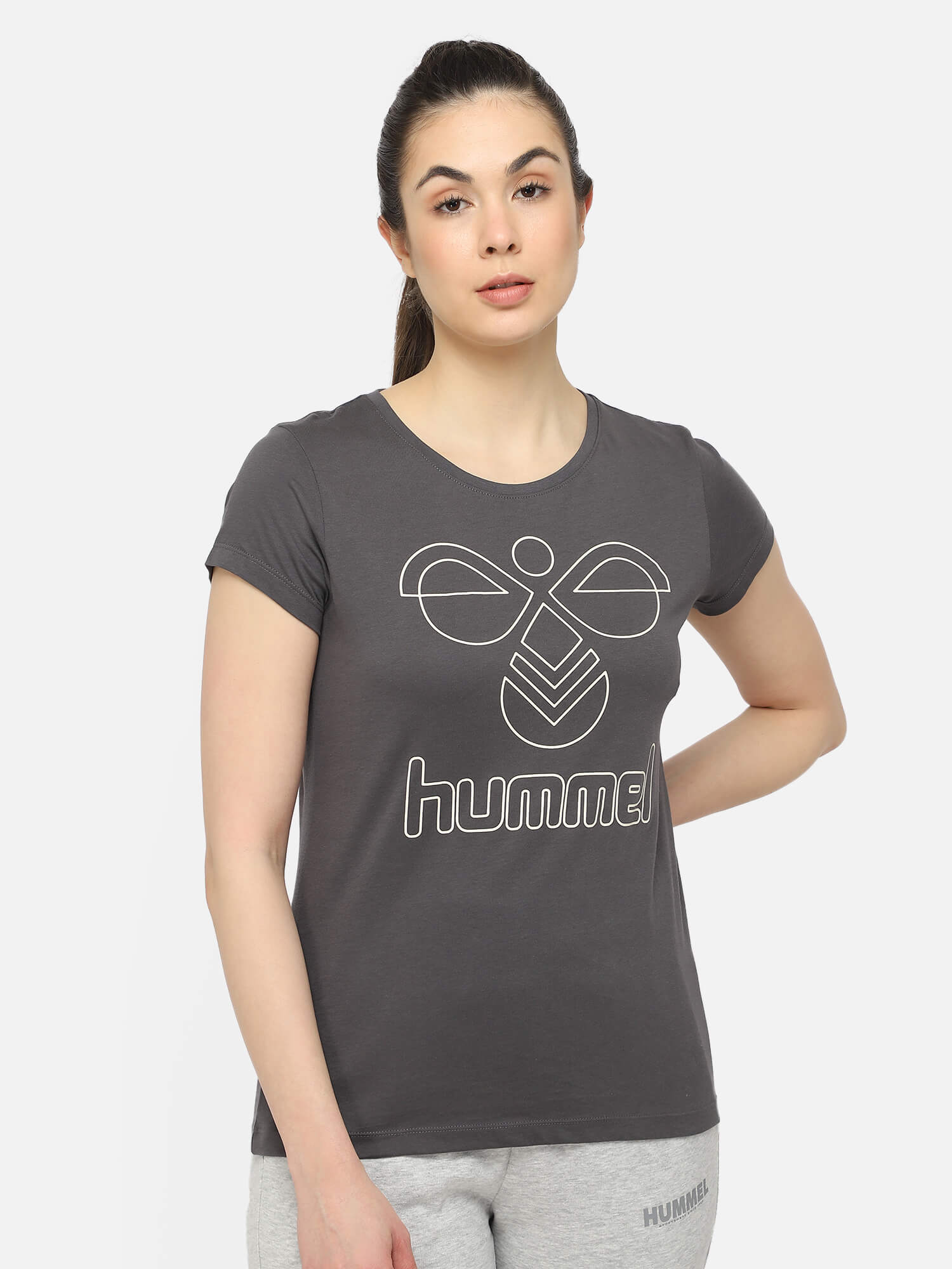 Senga Grey T-Shirt for Women