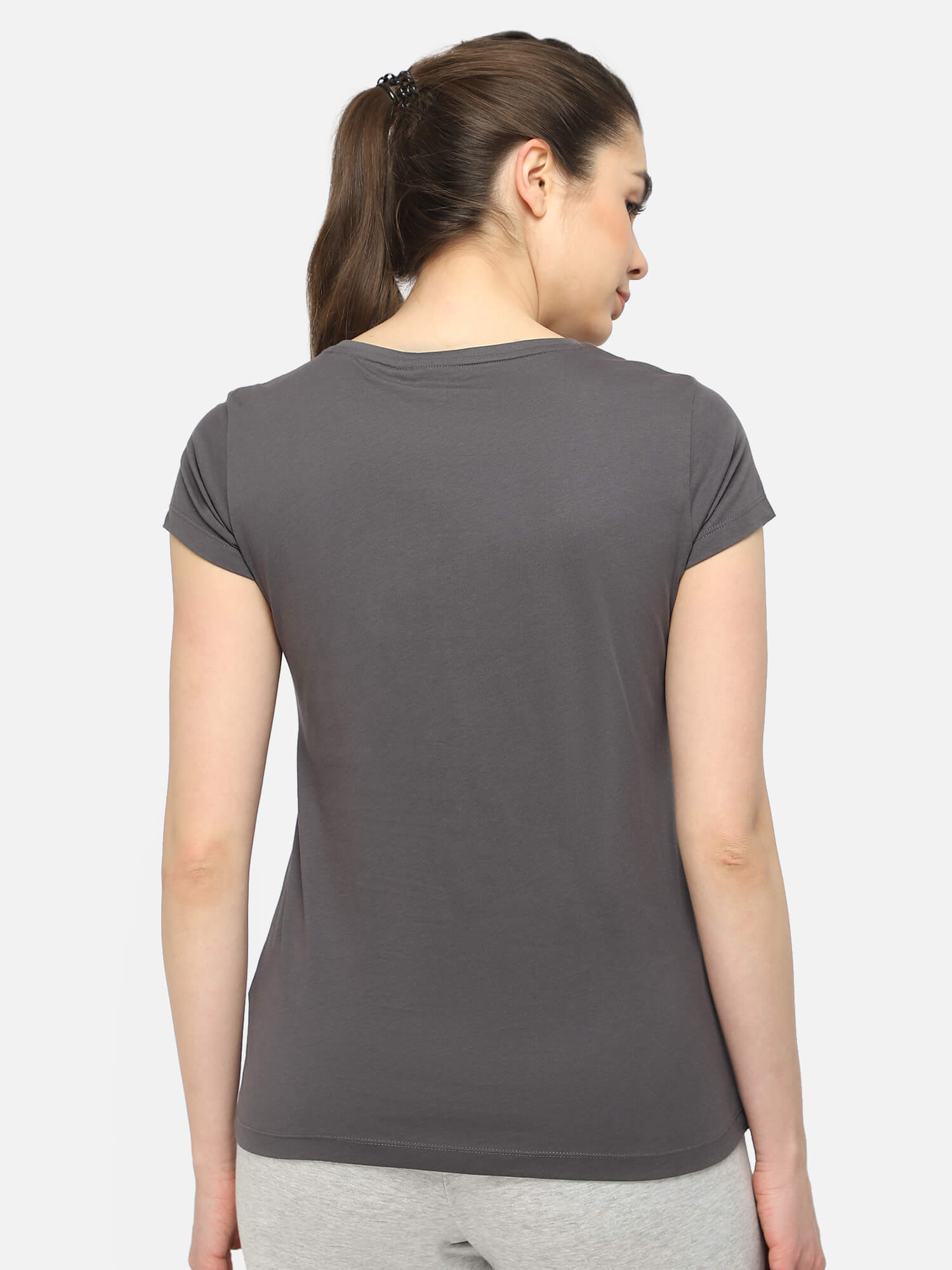 Senga Grey T-Shirt for Women