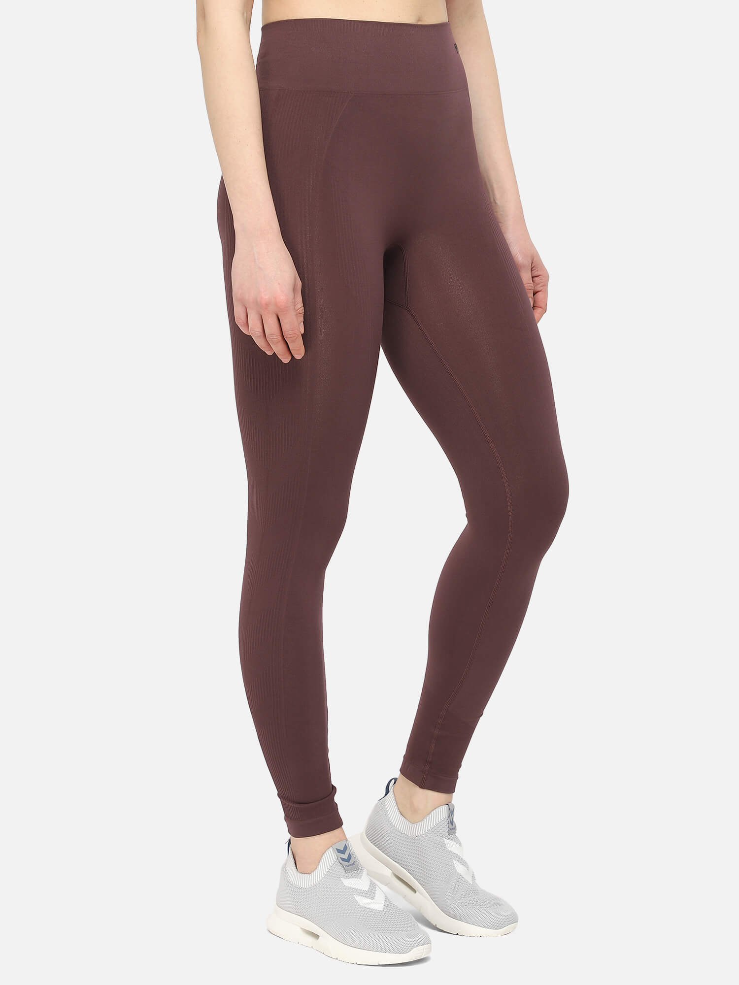 Buy Mango women full metallic leggings brown Online | Brands For Less
