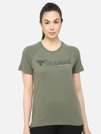 Zenia Green T-Shirt for Women