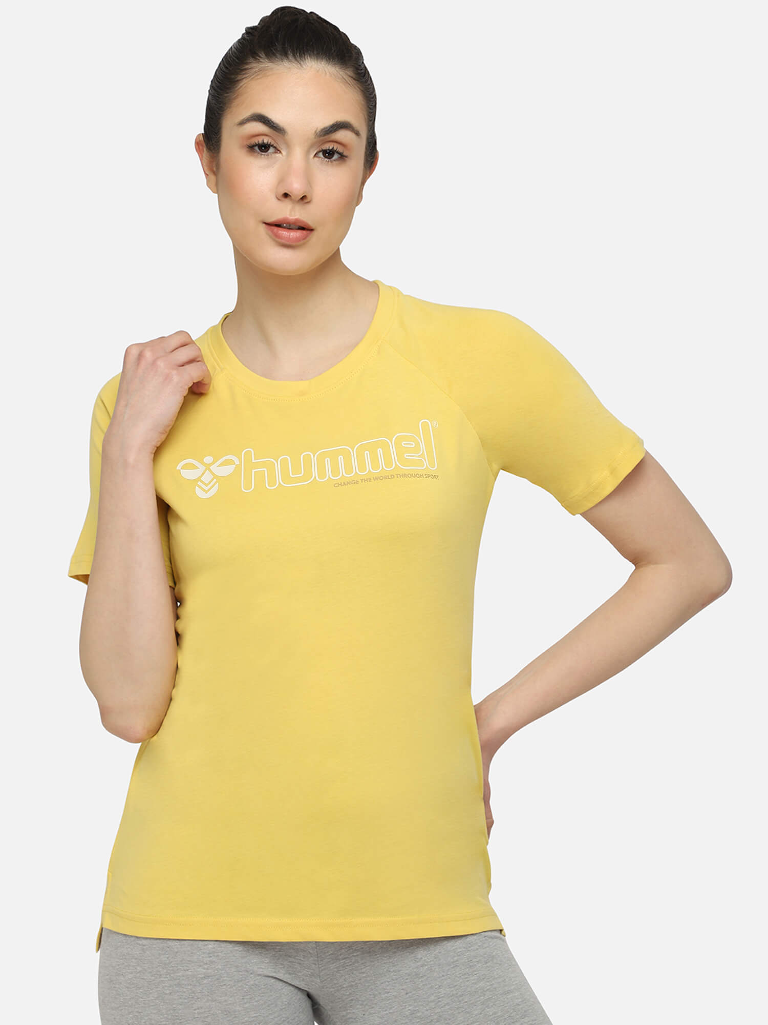 Zenia Yellow T-Shirt for Women