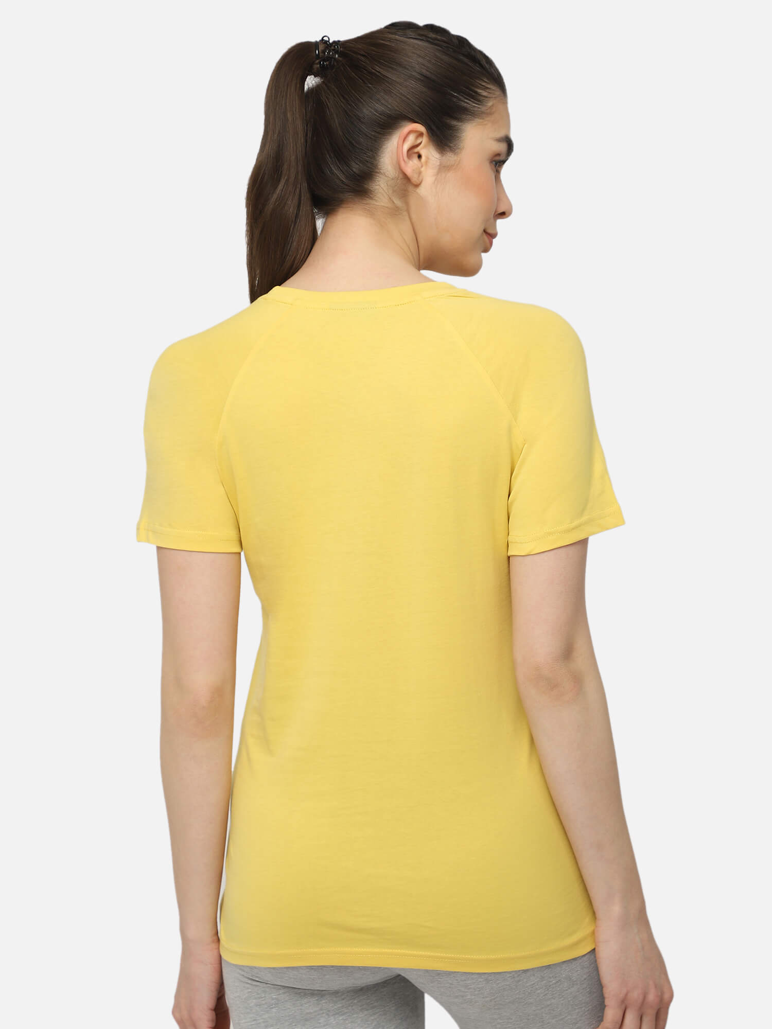 Zenia Yellow T-Shirt for Women